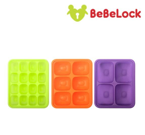 Silicone food tray with silicone cover